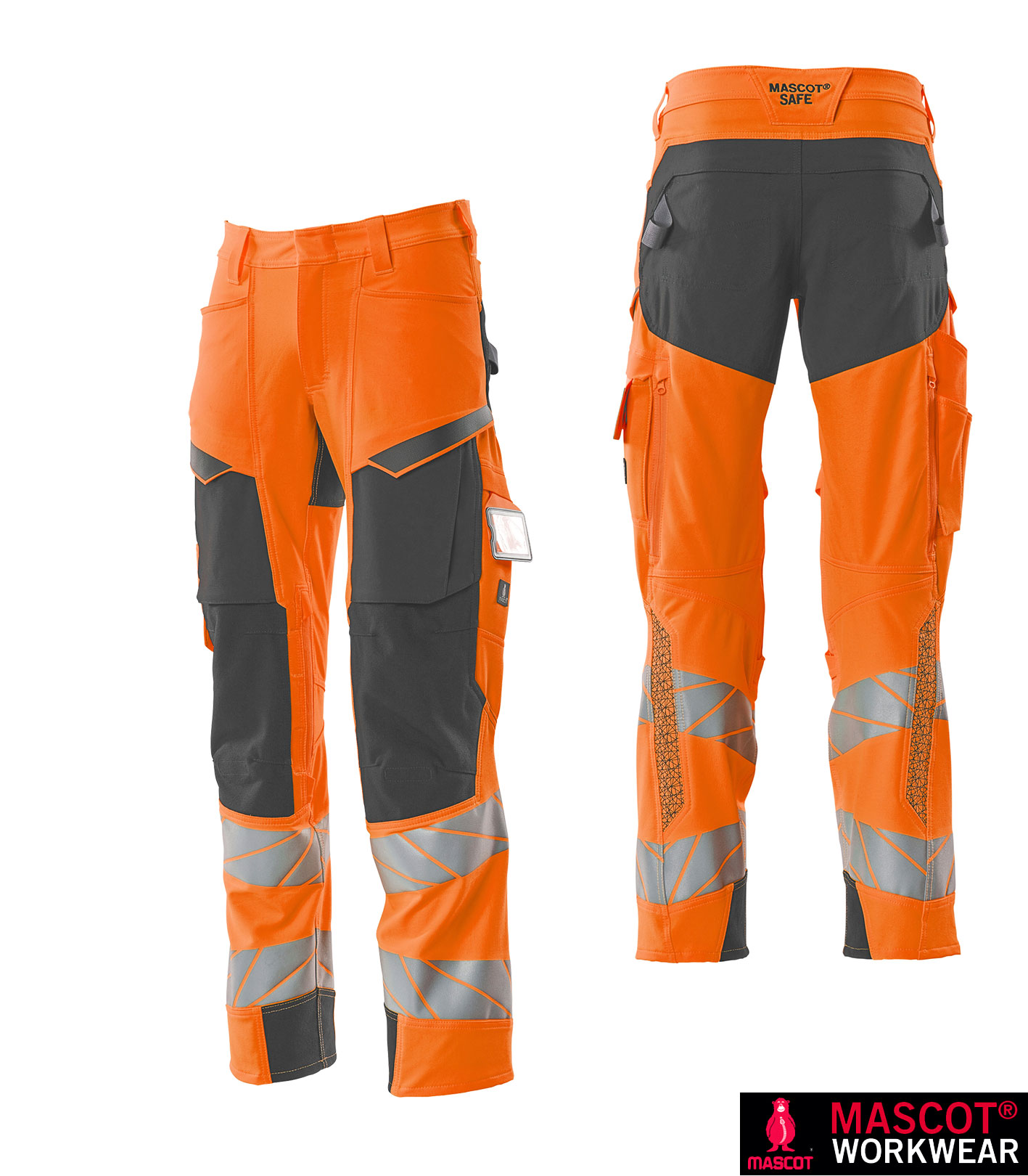 MASCOT® ACCELERATE SAFE Bundhose 19079 - Stretch – Bild 4