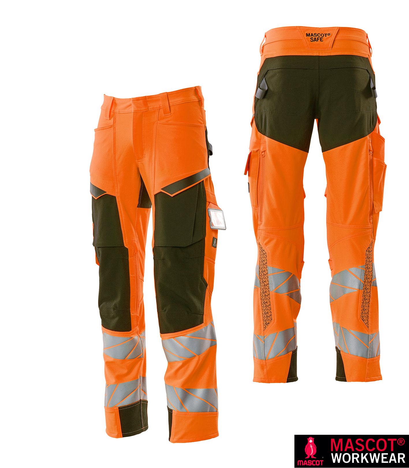 MASCOT® ACCELERATE SAFE Bundhose 19079 - Stretch – Bild 6