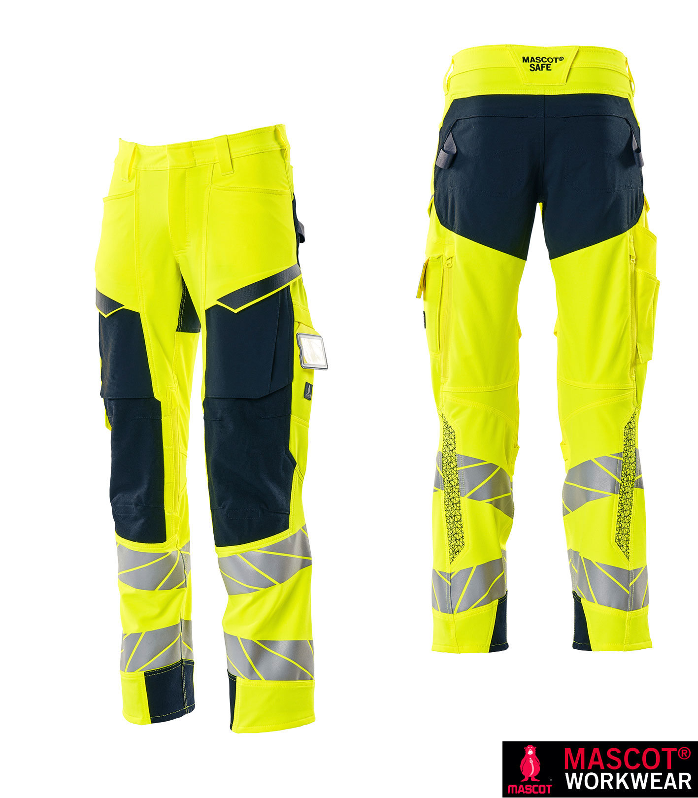 MASCOT® ACCELERATE SAFE Bundhose 19079 - Stretch – Bild 5