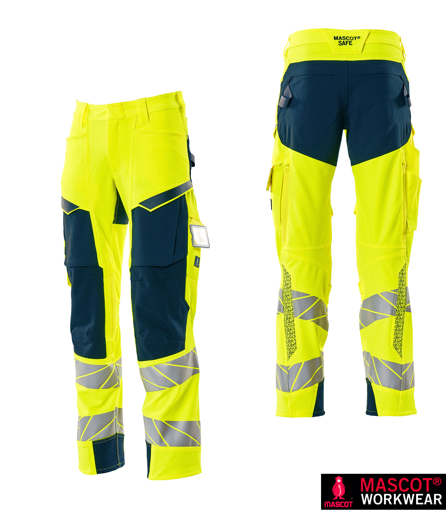 MASCOT® ACCELERATE SAFE Bundhose 19079 - Stretch – Bild 8