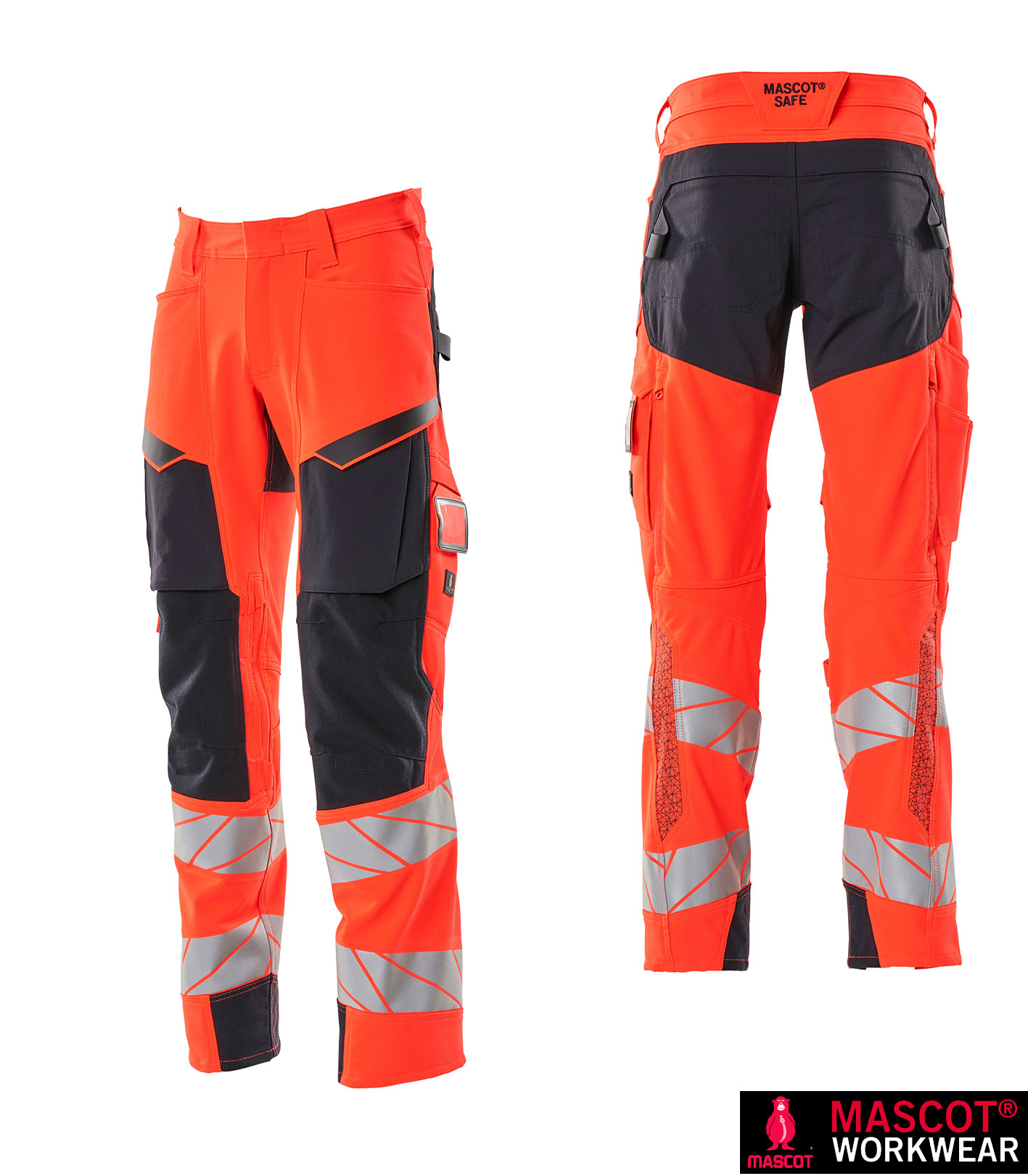 MASCOT® ACCELERATE SAFE Bundhose 19079 - Stretch – Bild 10