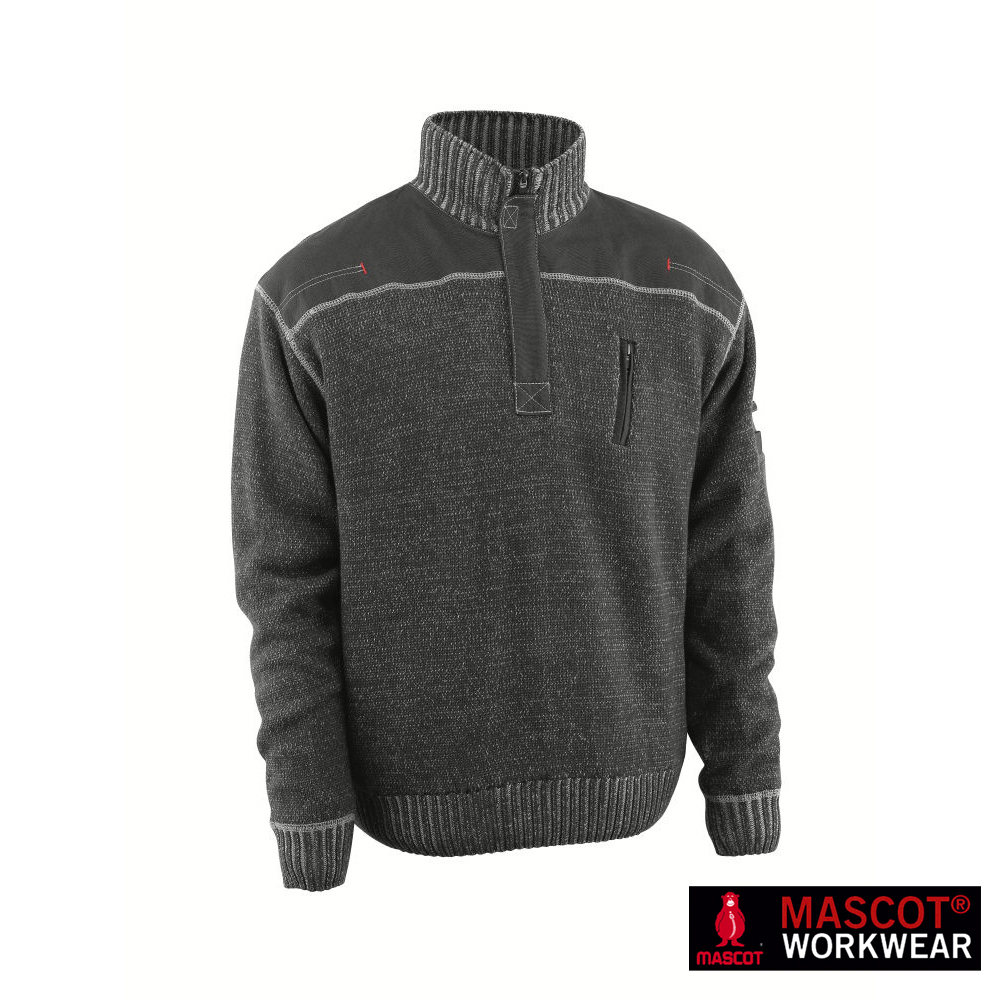 MASCOT® NAXOS Strickpullover | Kurzer Reißverschluss – Bild 2