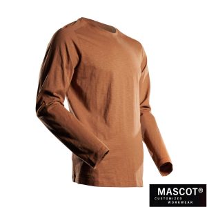 MASCOT® CUSTOMIZED T-Shirt Langarm Nussbraun 22581
