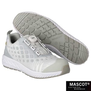 MASCOT® CUSTOMIZED Sicherheitsschuh S1P Weiss/Hellgrau-meliert