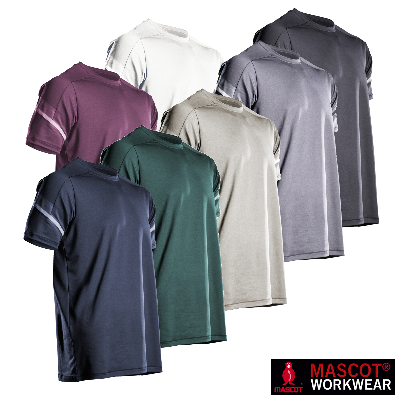 MASCOT® CUSTOMIZED T-Shirt Anthrazit 22282-461 – Bild 2