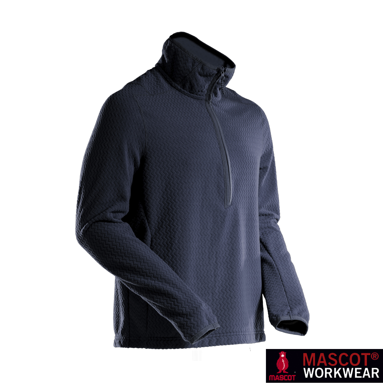 MASCOT® CUSTOMIZED Microfleece Pullover mit kurzem Reißverschluss 22703-639 – Bild 4