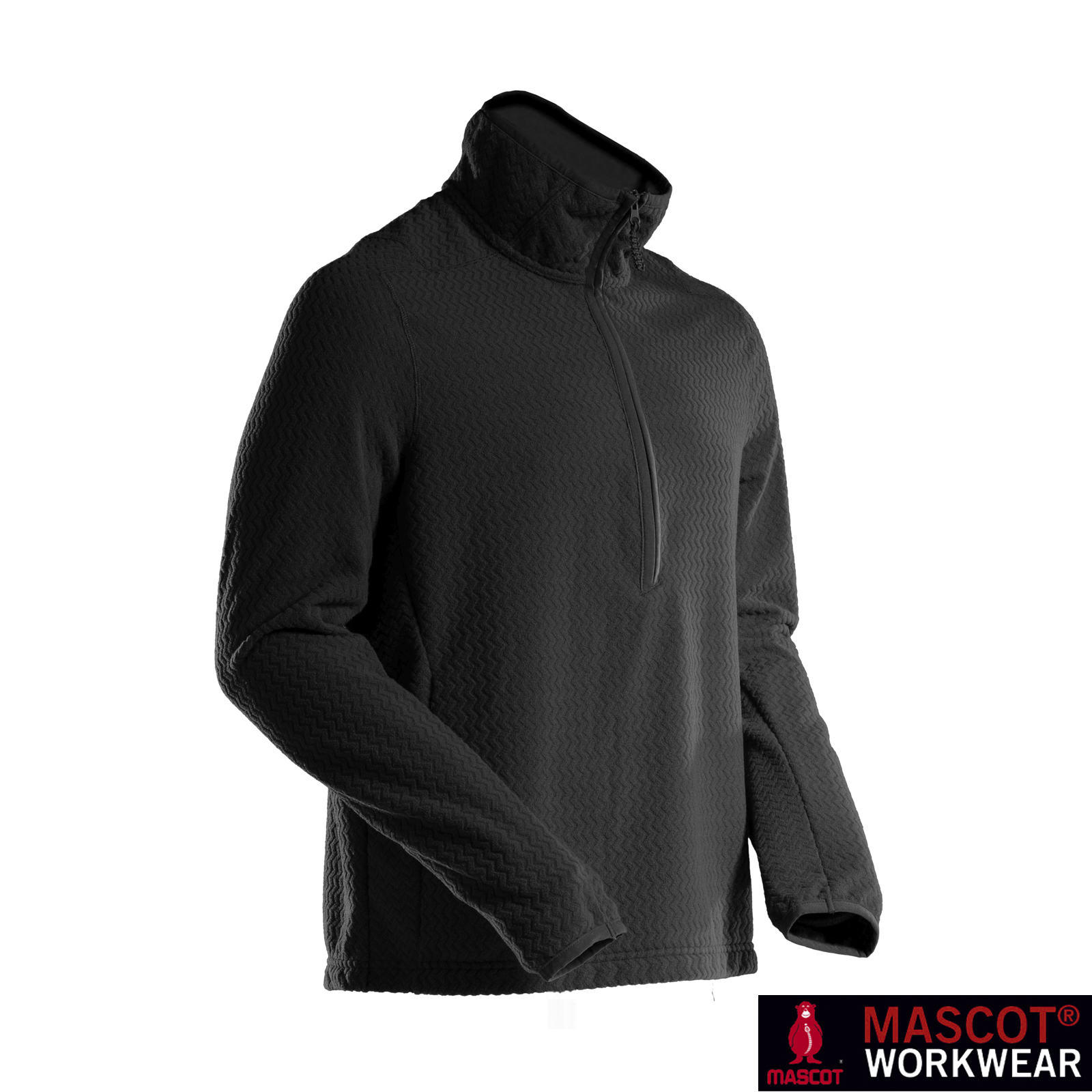 MASCOT® CUSTOMIZED Microfleece Pullover mit kurzem Reißverschluss 22703-639 – Bild 7
