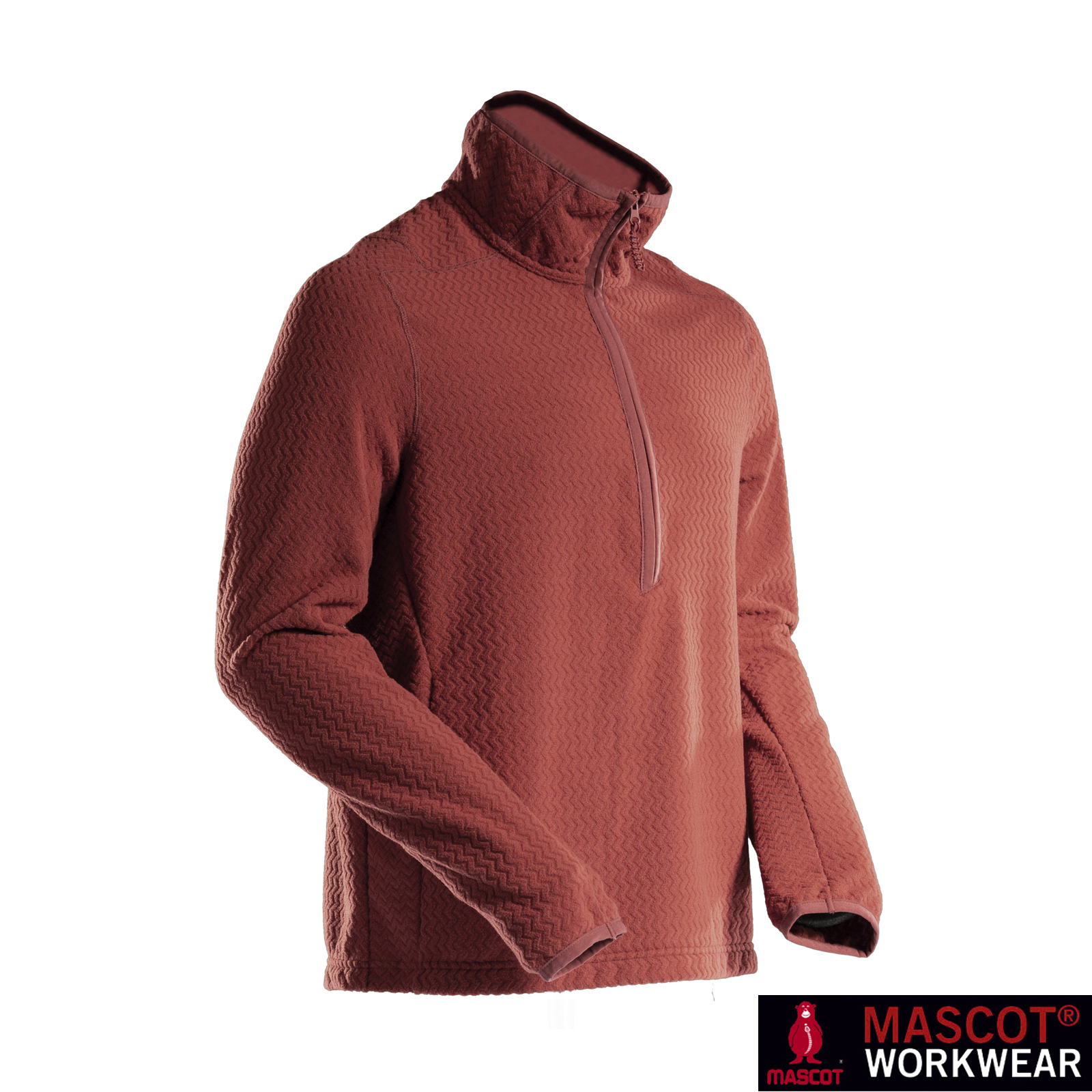 MASCOT® CUSTOMIZED Microfleece Pullover mit kurzem Reißverschluss 22703-639 – Bild 6