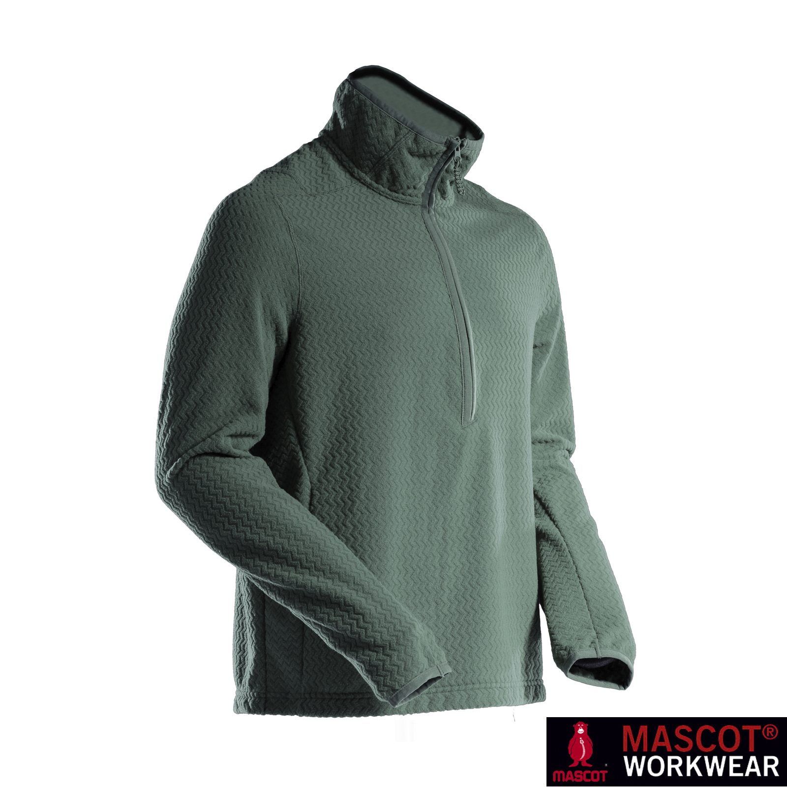 MASCOT® CUSTOMIZED Microfleece Pullover mit kurzem Reißverschluss 22703-639 – Bild 8