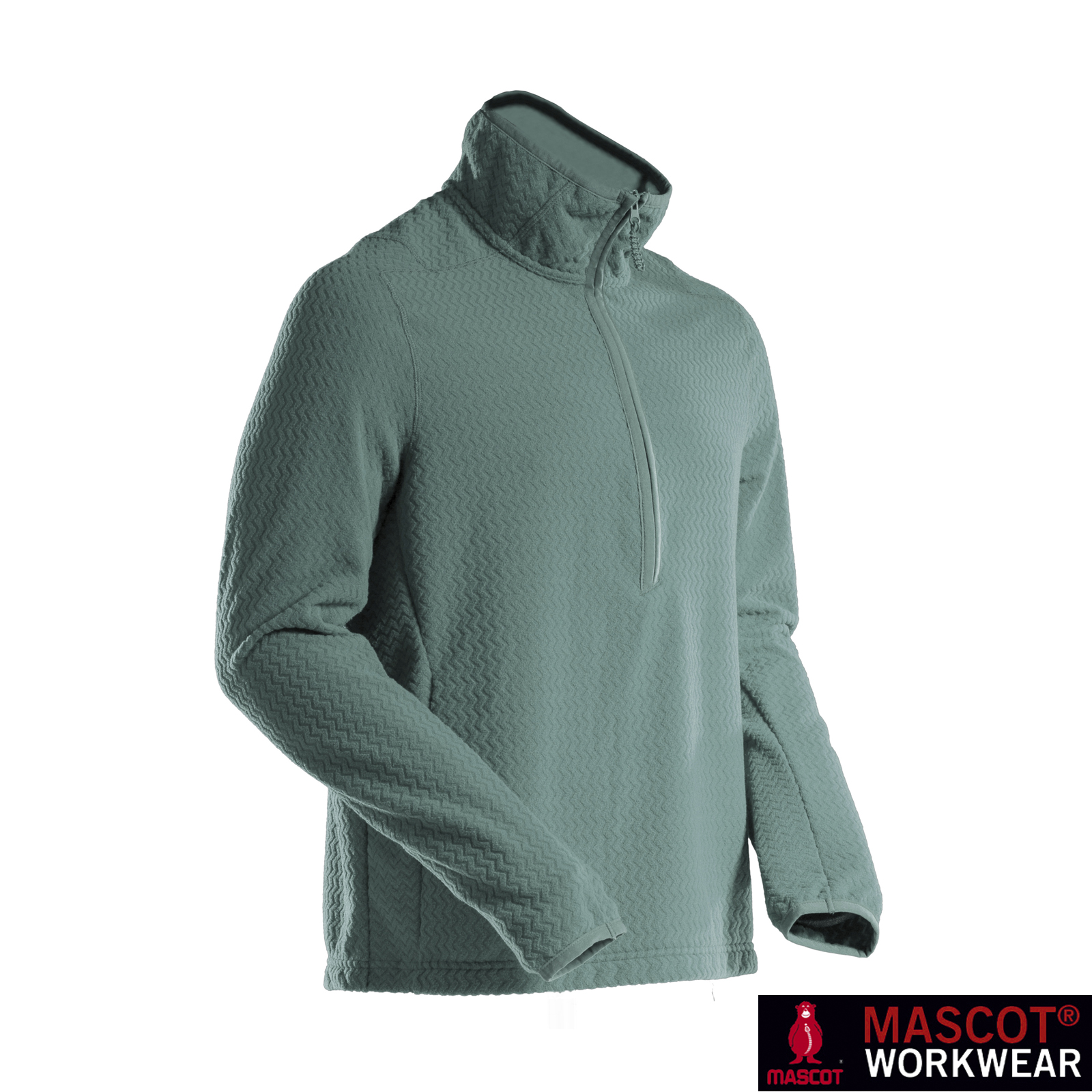 MASCOT® CUSTOMIZED Microfleece Pullover mit kurzem Reißverschluss 22703-639 – Bild 9