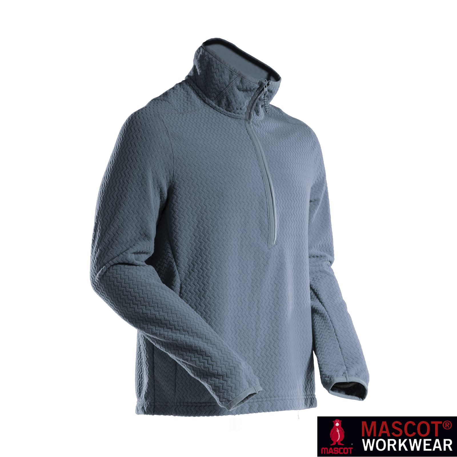 MASCOT® CUSTOMIZED Microfleece Pullover mit kurzem Reißverschluss 22703-639 – Bild 2