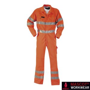 Mascot Overall ADELAIDE orange - Hochsichtbarer Arbeits-Overall *RP*