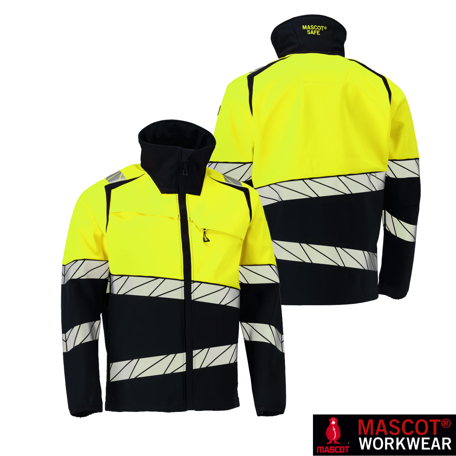 MASCOT ACCELERATE SAFE Softshelljacke 25002 | EN ISO 20471 – Bild 7